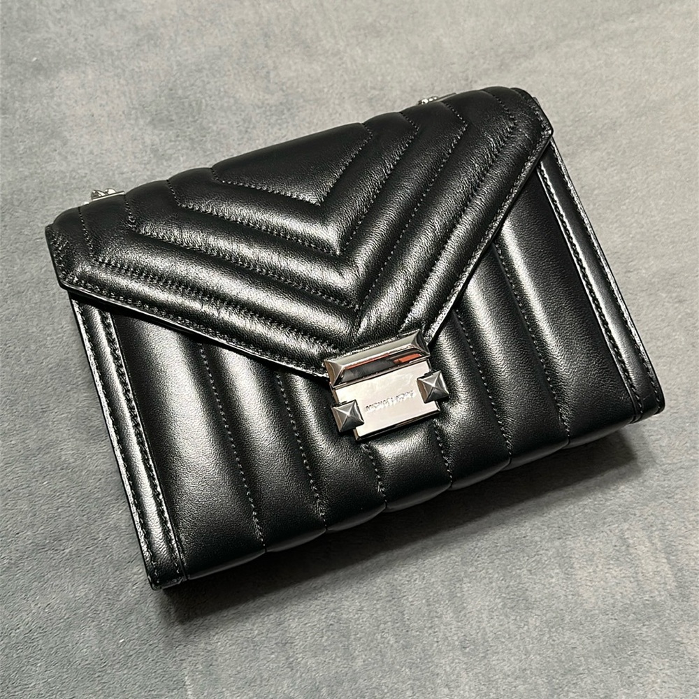 Michael Kors Whitney Large Quilted Leather Convertible Shoulder Bag